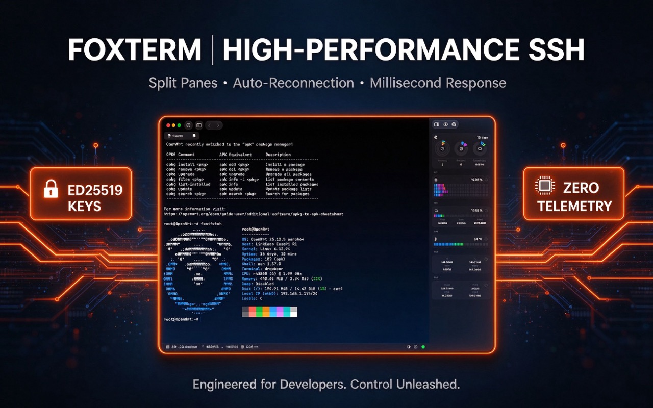 FoxTerm SSH Terminal