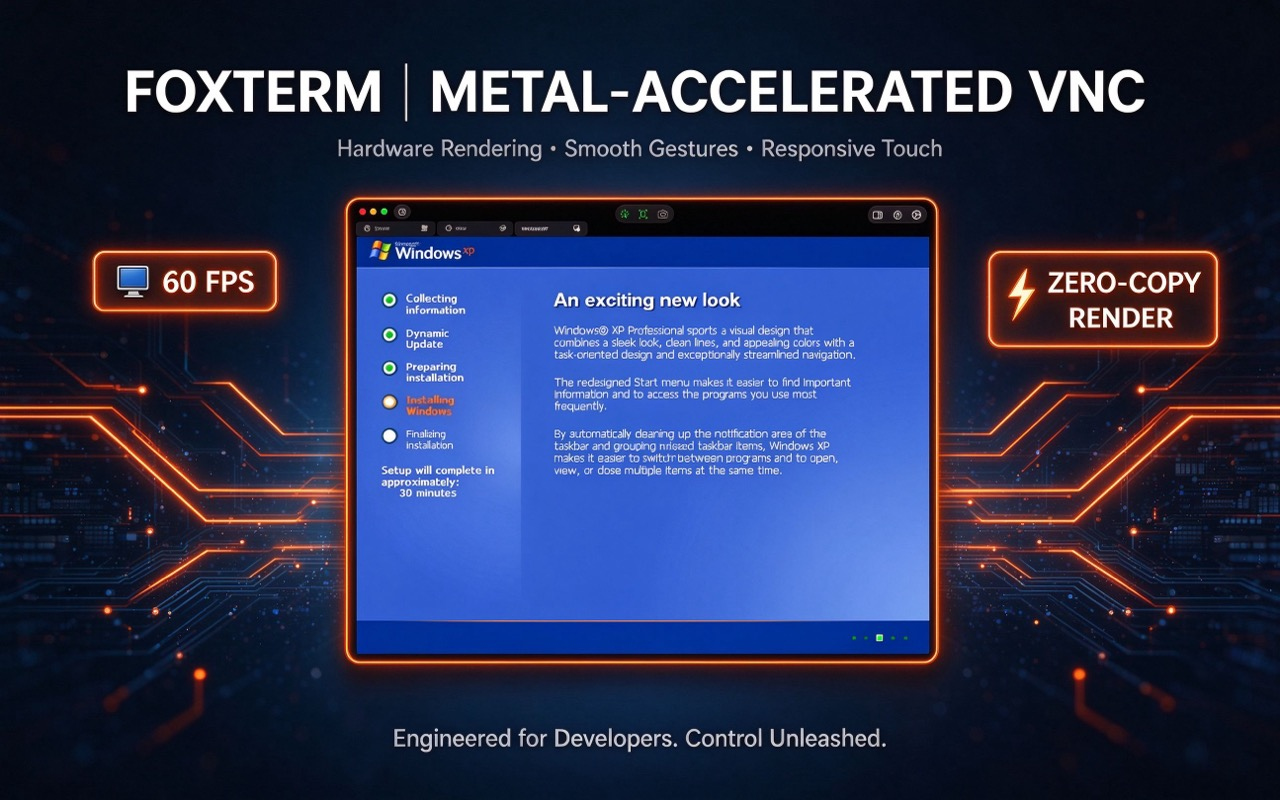 FoxTerm VNC Remote Desktop